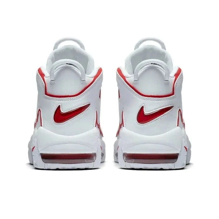 Nike Air More Uptempo White Varsity Red Outline