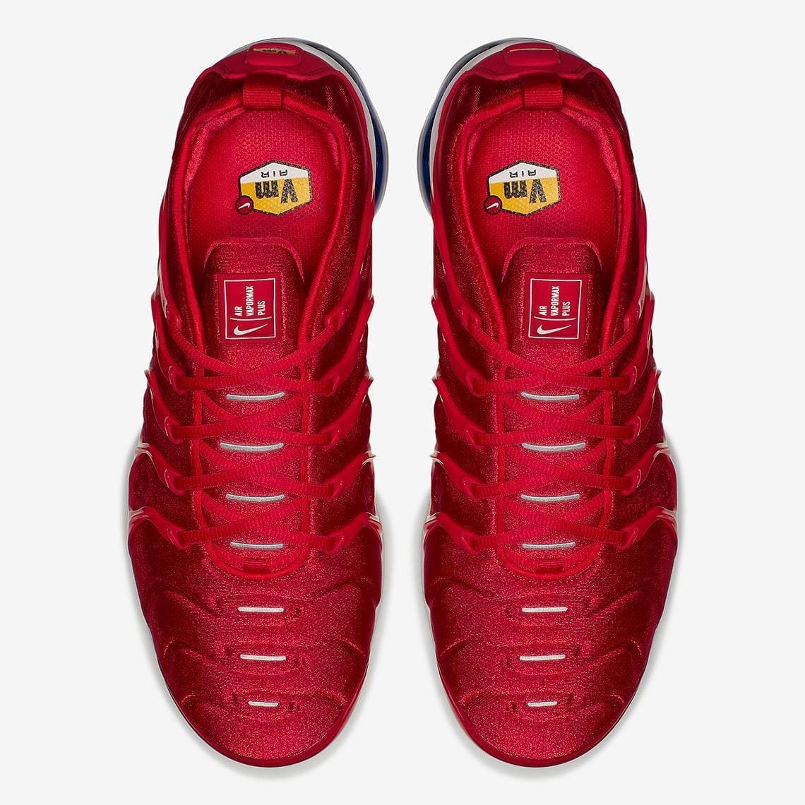 Nike Air VaporMax Plus 'USA' - Red/White/Blue Sneakers