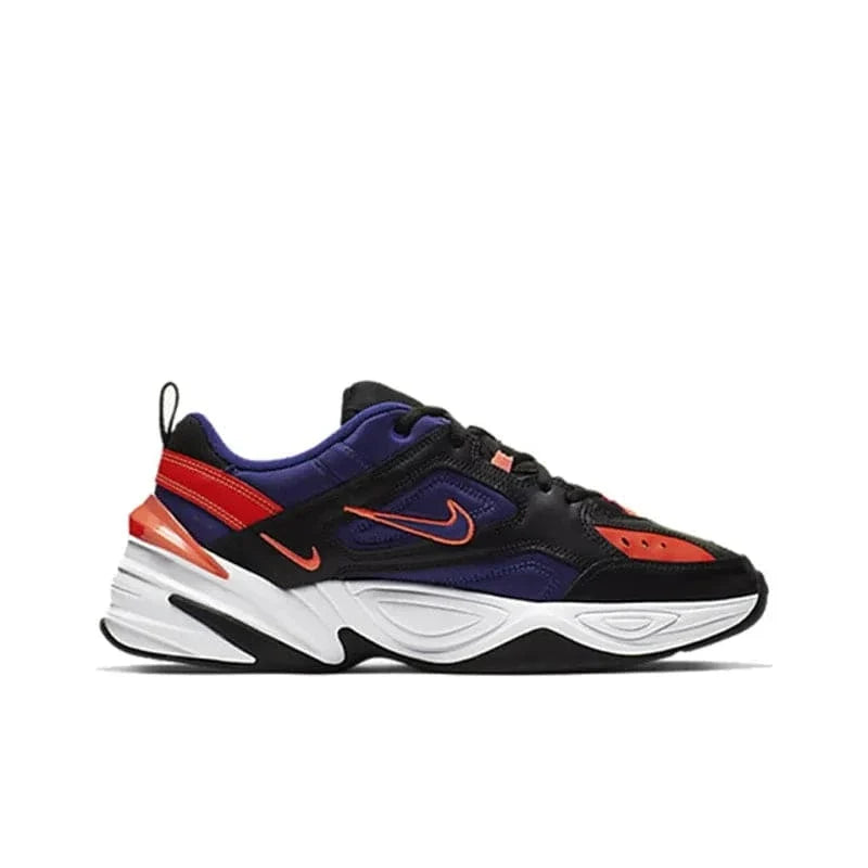 Nike M2K Tekno Black Deep Royal Blue Bright Crimson