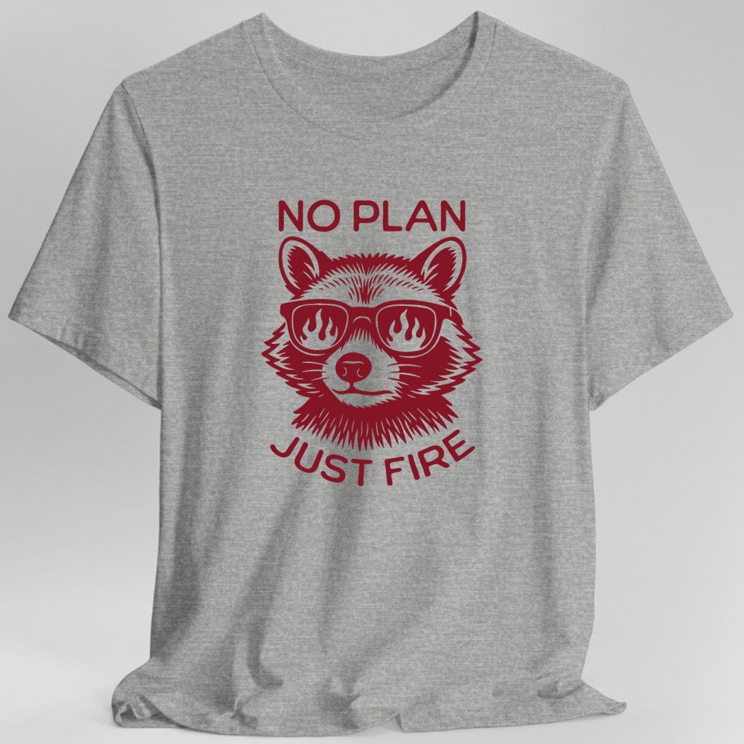 No Plan Just Fire D&D T-shirt