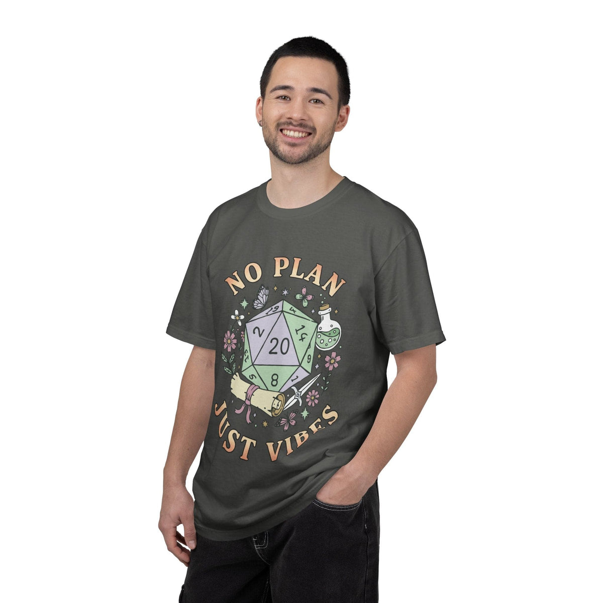 No Plan Just Vibes D&D T-Shirt - Comfort Colors