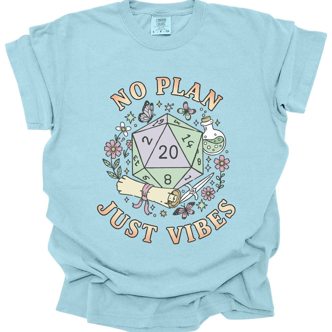 No Plan Just Vibes D&D T-Shirt - Comfort Colors