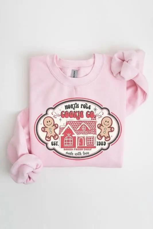 Jackets Color Bear Gingerbread Sweatshirt Unisex Holiday Graphic Crewneck Cozy