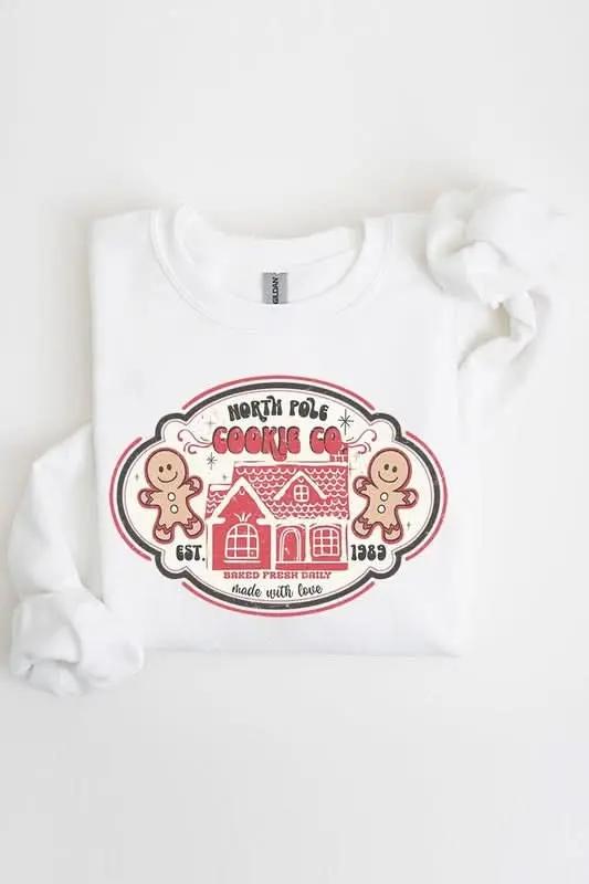 Jackets Color Bear Gingerbread Sweatshirt Unisex Holiday Graphic Crewneck Cozy