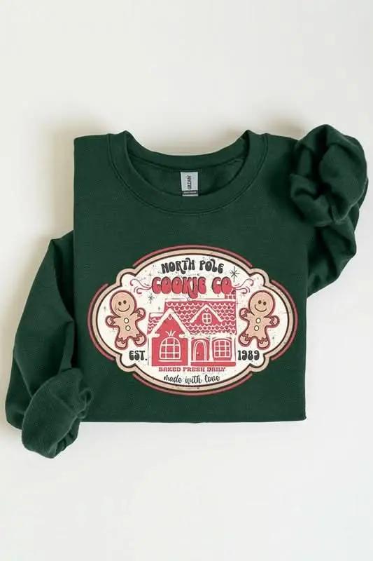 Jackets Color Bear Gingerbread Sweatshirt Unisex Holiday Graphic Crewneck Cozy