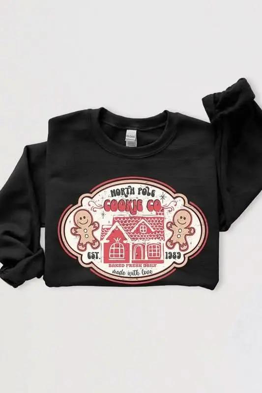 Jackets Color Bear Gingerbread Sweatshirt Unisex Holiday Graphic Crewneck Cozy