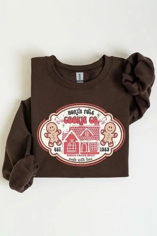 Jackets Color Bear Gingerbread Sweatshirt Unisex Holiday Graphic Crewneck Cozy