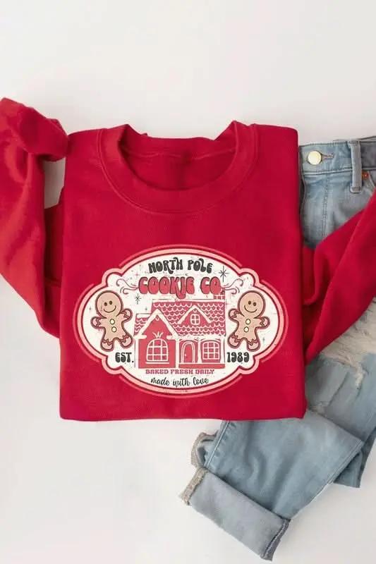 Jackets Color Bear Gingerbread Sweatshirt Unisex Holiday Graphic Crewneck Cozy