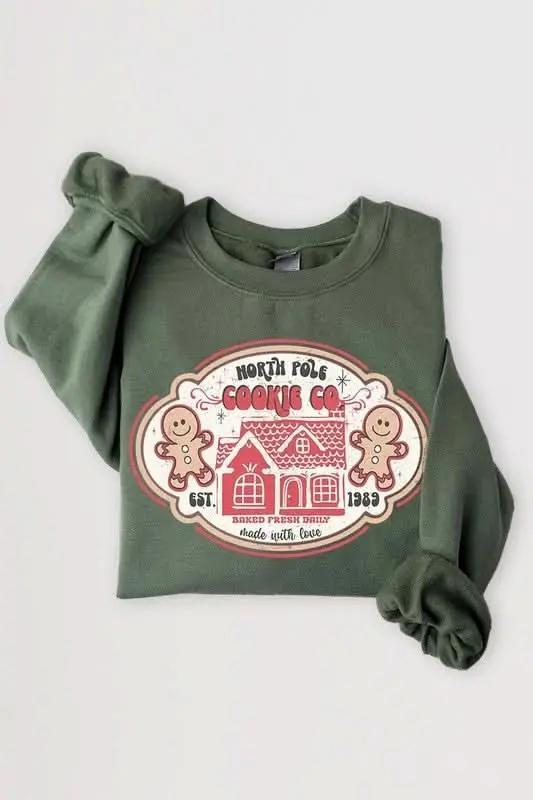 Jackets Color Bear Gingerbread Sweatshirt Unisex Holiday Graphic Crewneck Cozy