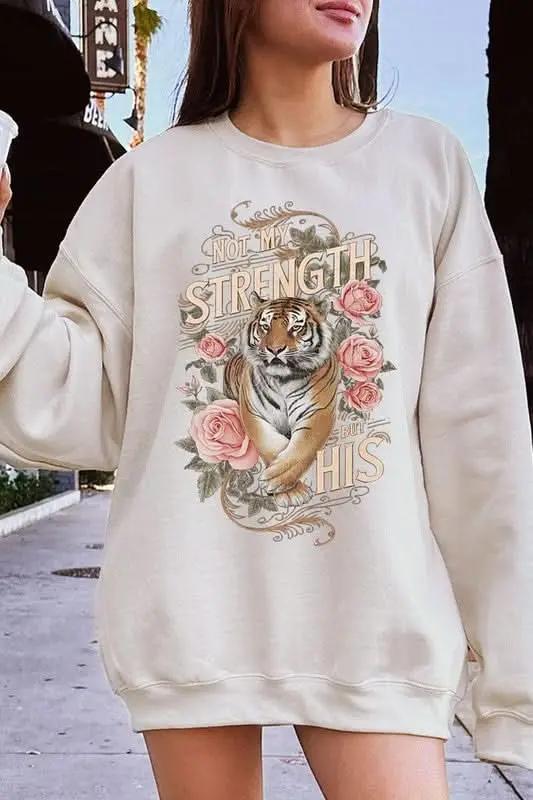 Jackets Color Bear Tiger Graphic Unisex Sweatshirt Streetwear Oversized Comfy