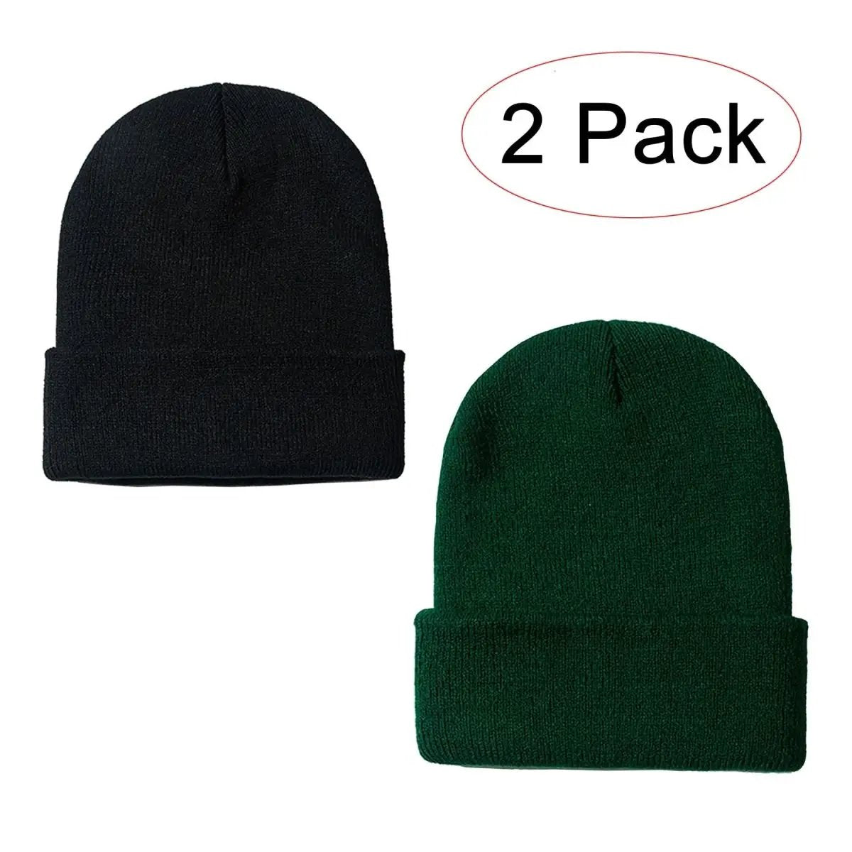 Knit Beanie - Warm Winter Headwear - Unisex & Stylish