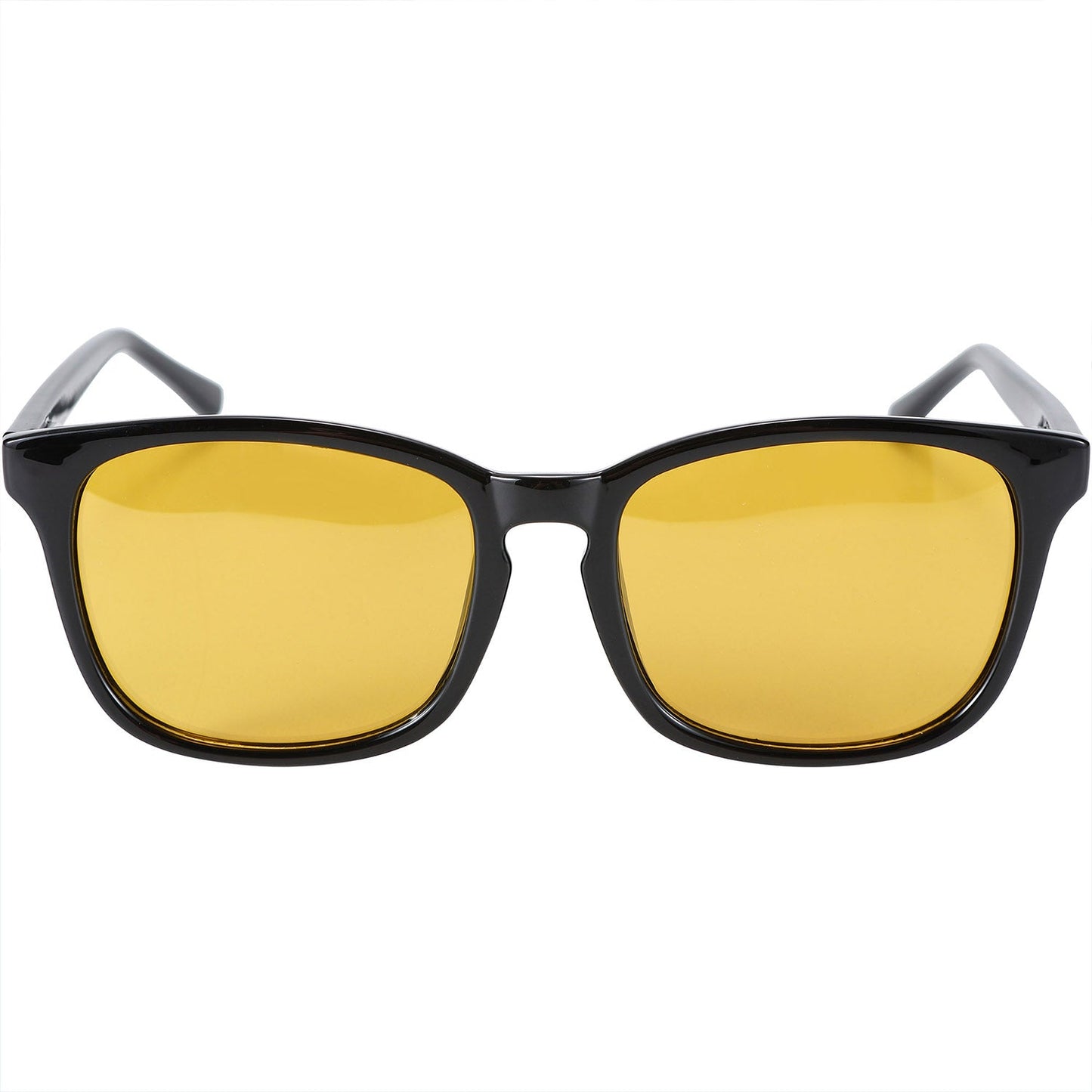 Night-time Driving Wayfarer Blue Light Blocking Glasses - Black