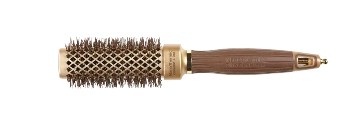 Olivia Garden NanoThermic Ceramic + Ion SQUARE Shaper Hairbrush - NT-S20 (1")