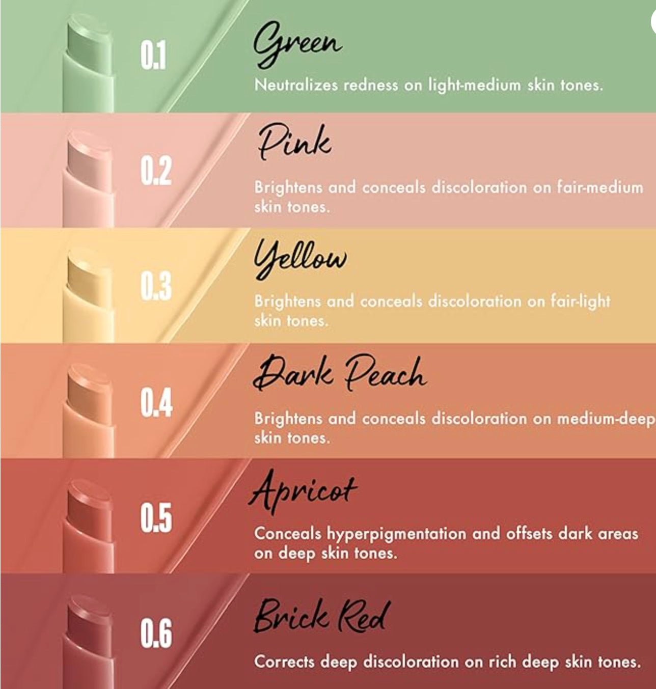 NYX Professional Makeup Pro Fix Stick Color Correcting Concealer, Green