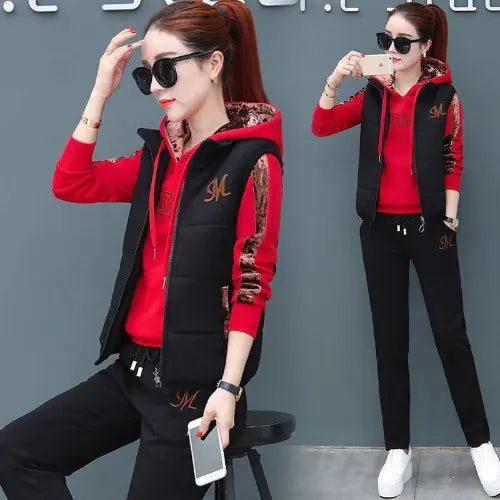 Women's Winter Velvet 3-Piece Sports Set (2020)