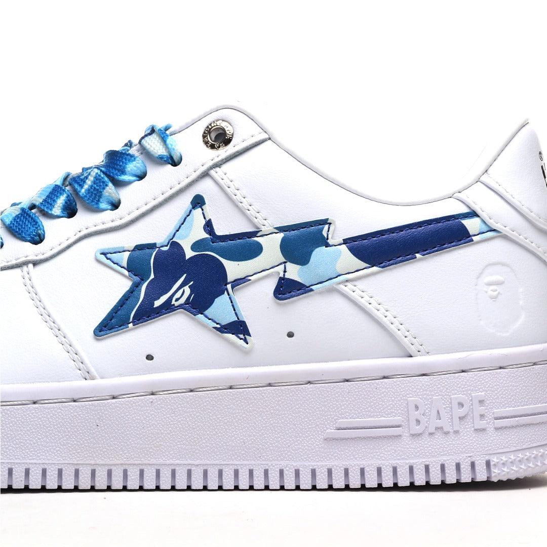 A Bathing Ape Bape Sta Low ABC 'Camo White Blue'
