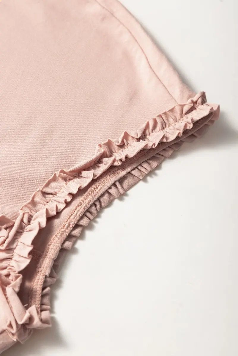 Women's Mini Dress | Frilled Trim Cotton Blend