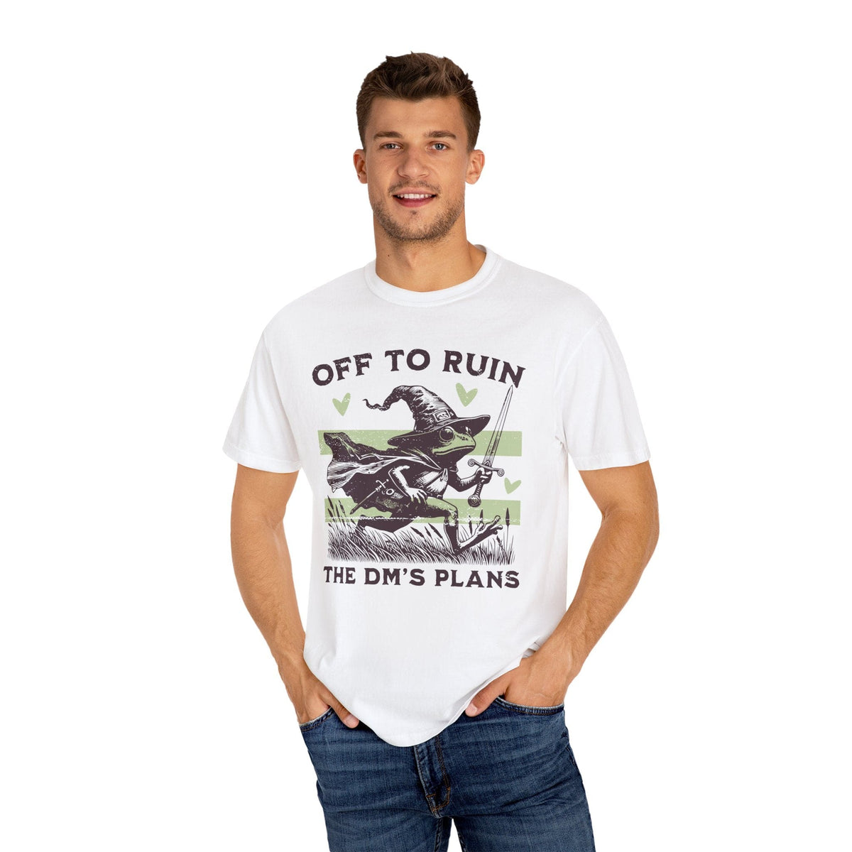Off to Ruin the DM’s Plans T-shirt - Comfort Colors