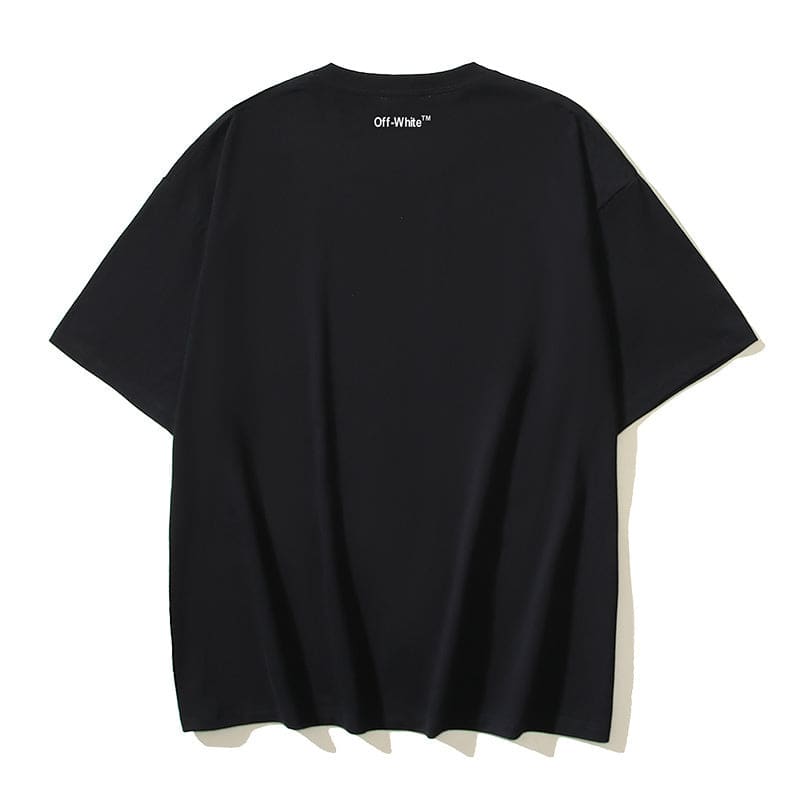 Off-White  logo cotton t-shirt 'Black'