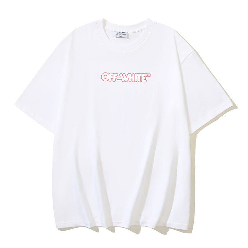 Off-White Logo Cotton T-Shirt 'White'