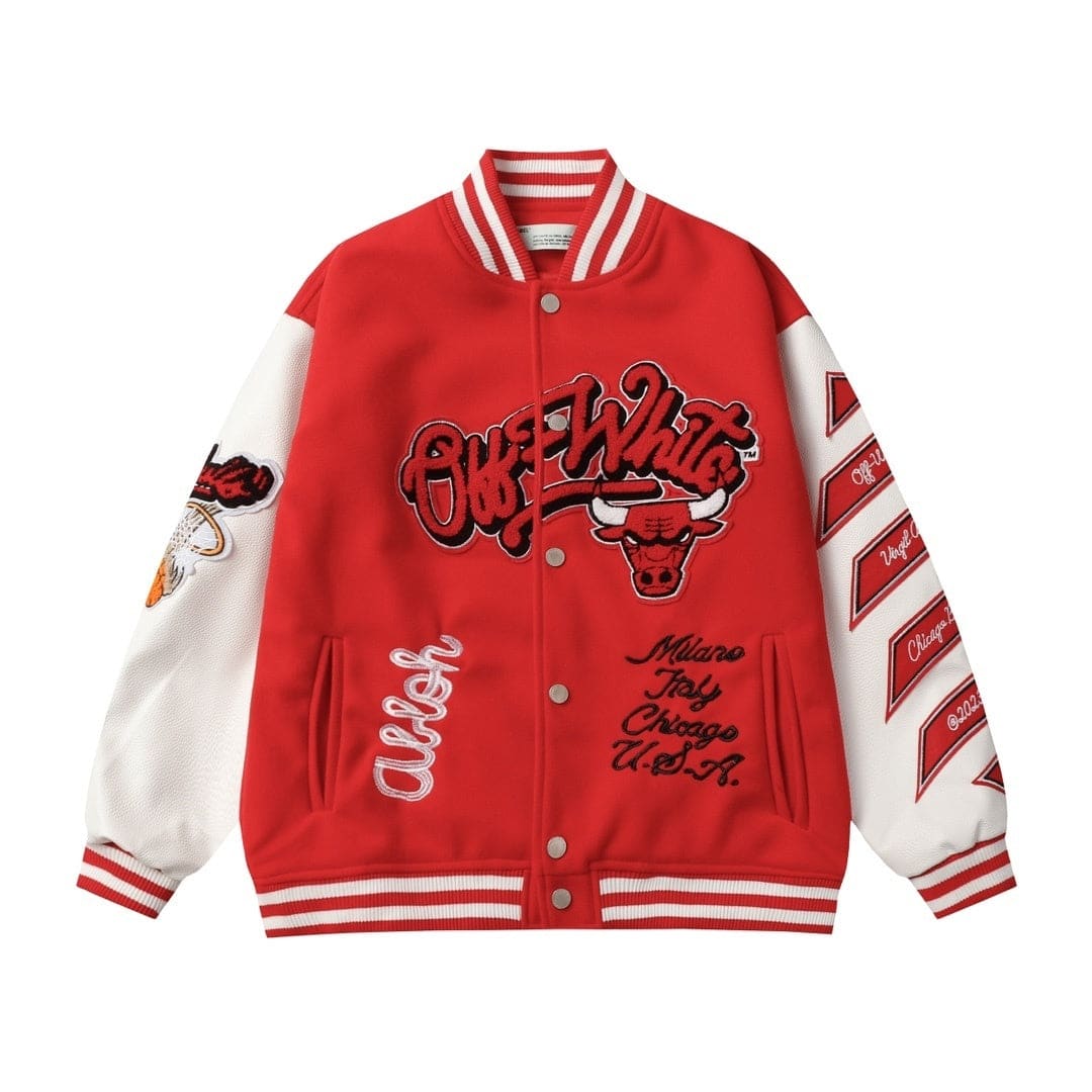 Off-White Off-White™ c/o Chicago Bulls Red Varsity