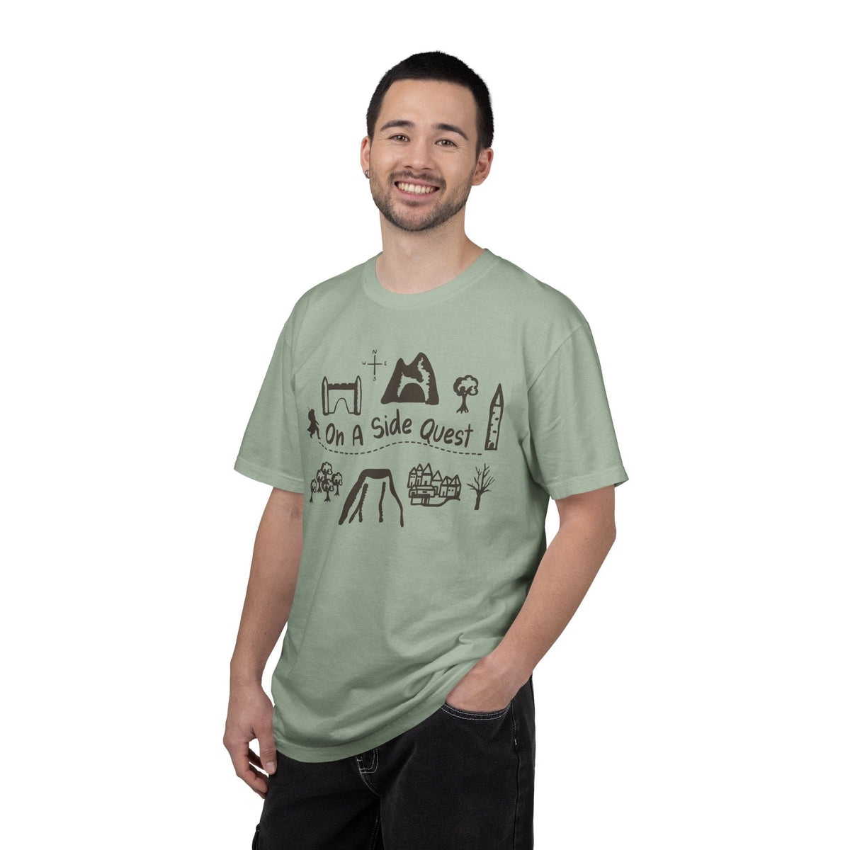 On A Side Quest T-Shirt - Comfort Colors