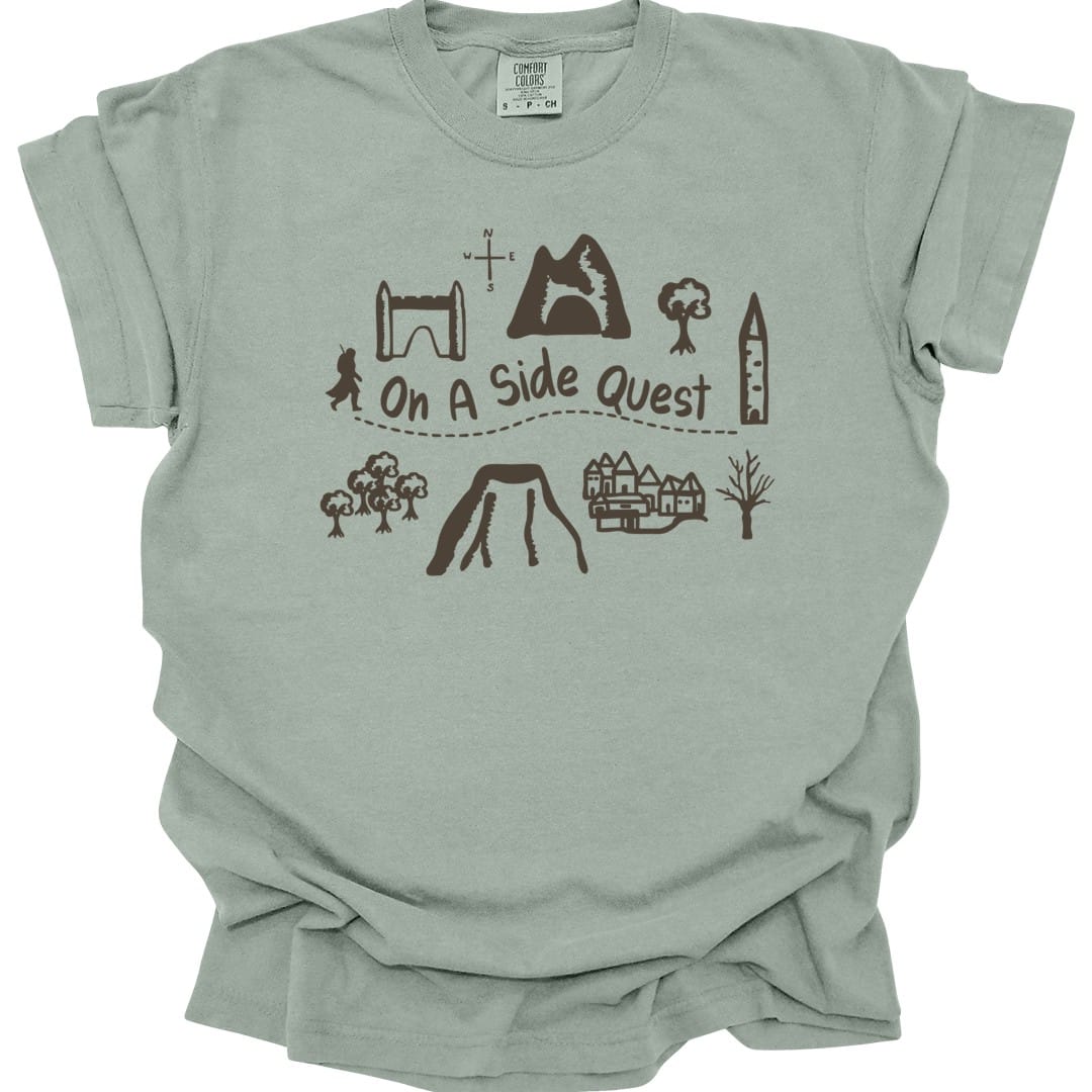 On A Side Quest T-Shirt - Comfort Colors