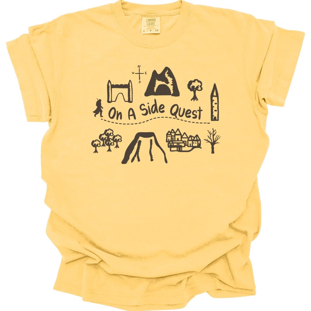 On A Side Quest T-Shirt - Comfort Colors