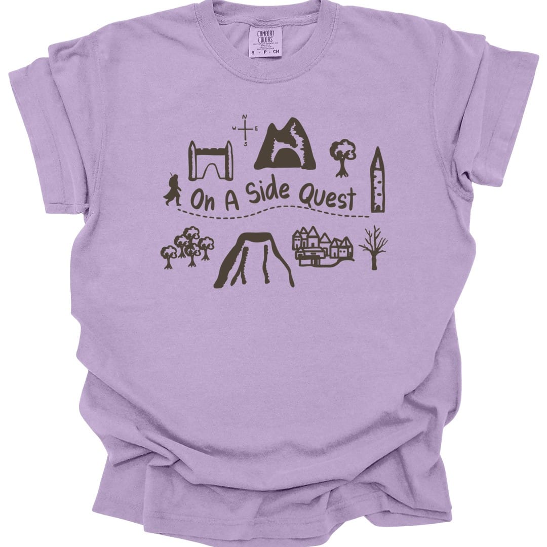 On A Side Quest T-Shirt - Comfort Colors