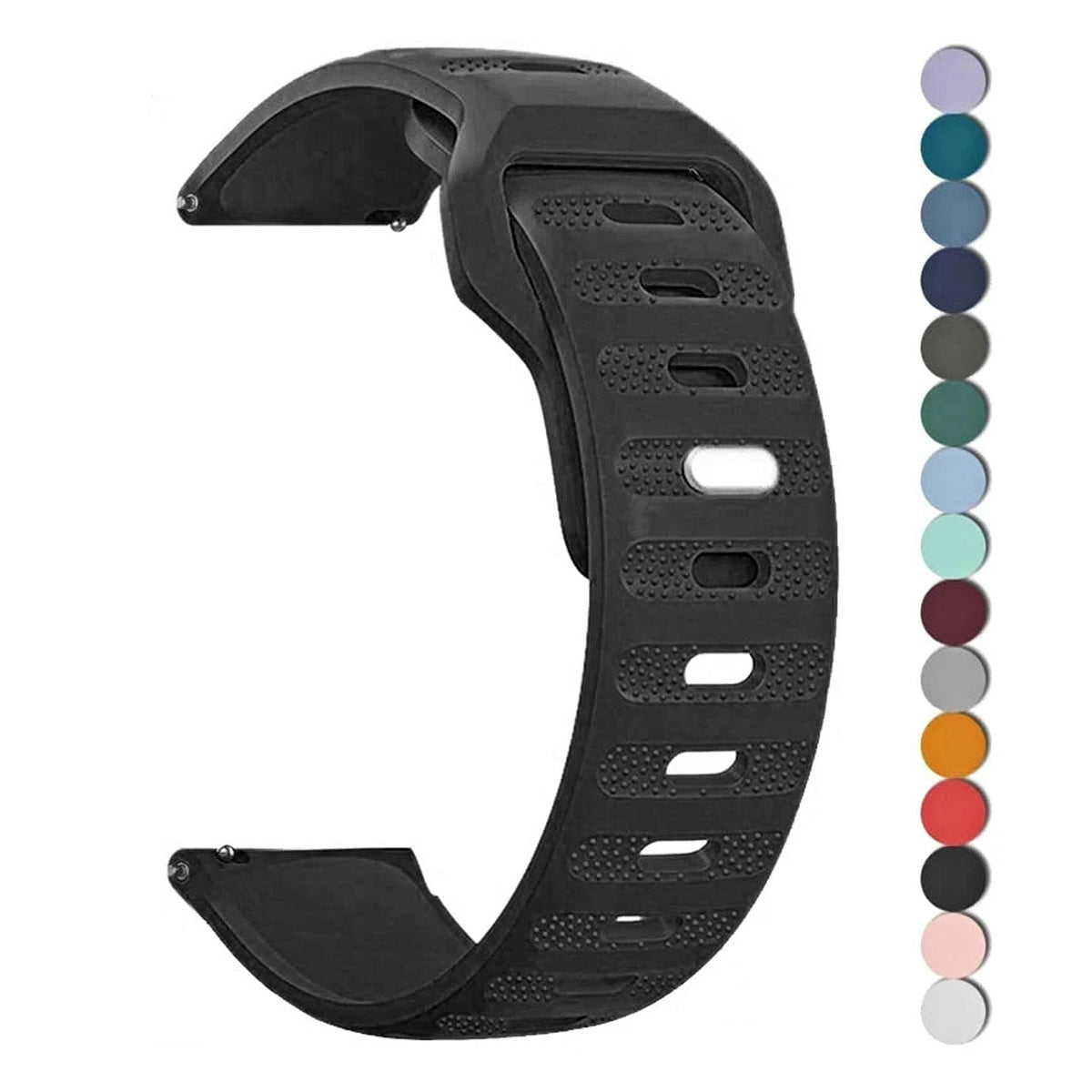 OnePlus Watch Silicone Sport Band with Stud Closure, 18 Colors