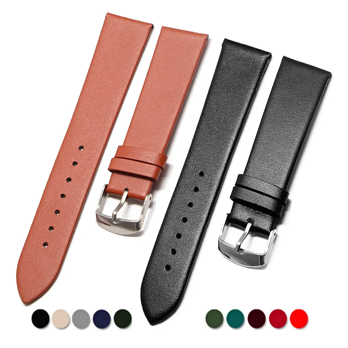Garmin 18/20/22mm Quick Release Calf Leather Band with Pin Buckle