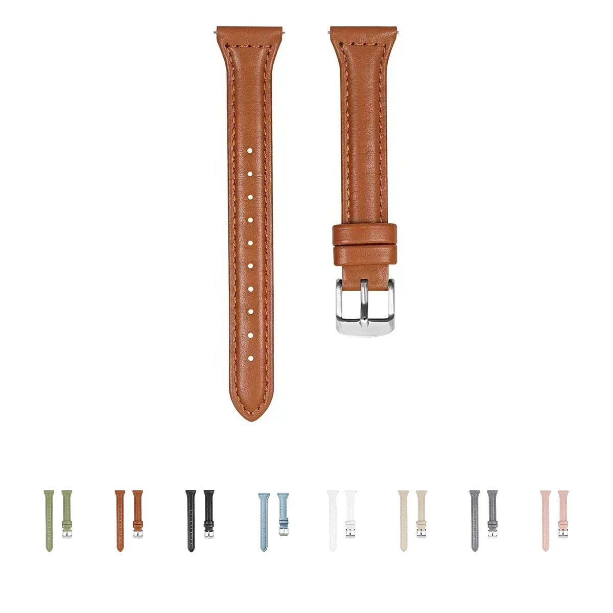 OnePlus Watch Slim Leather Band, Tapered Style, 8 Colors