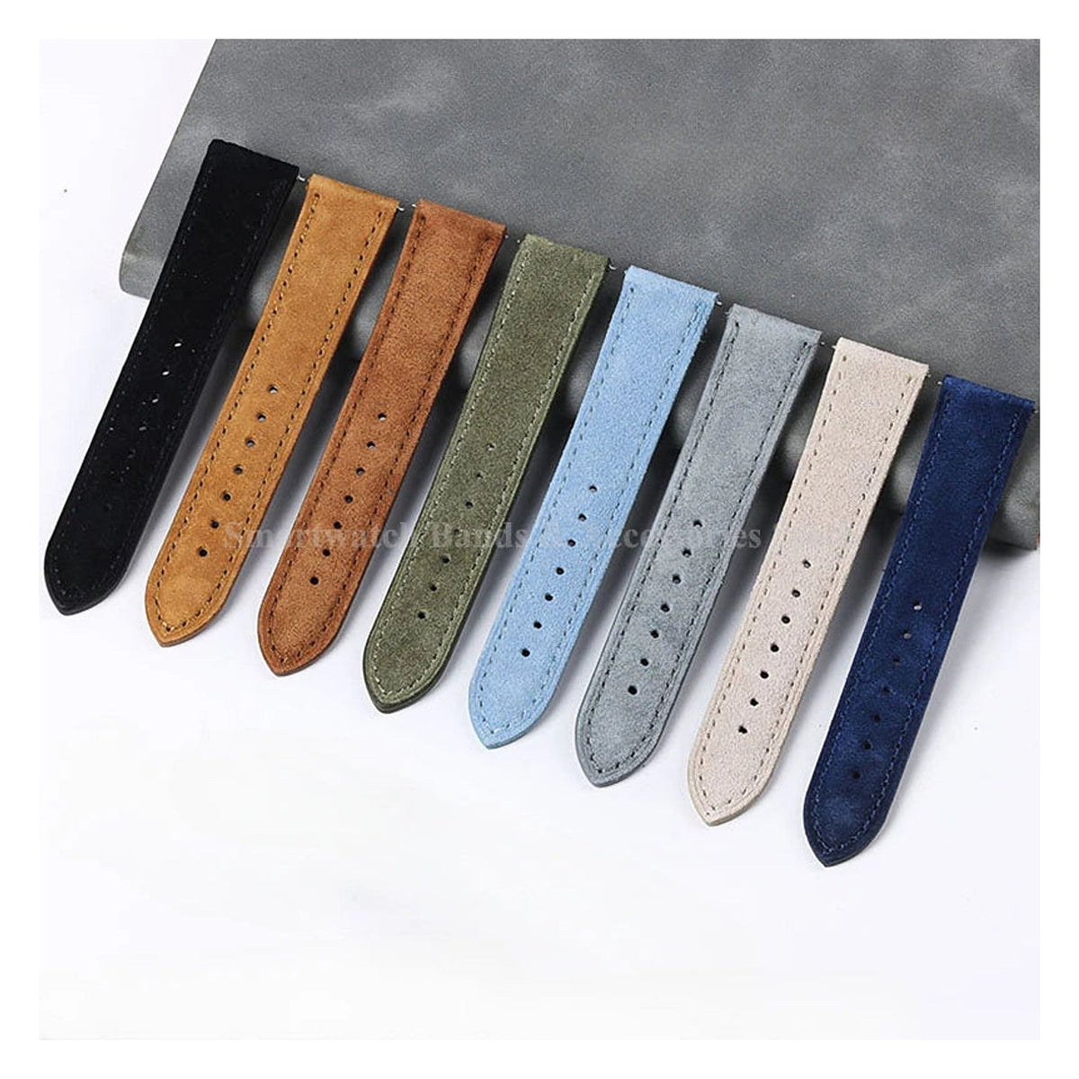 Garmin 18/20/22mm Quick Release Vintage Suede Leather Band