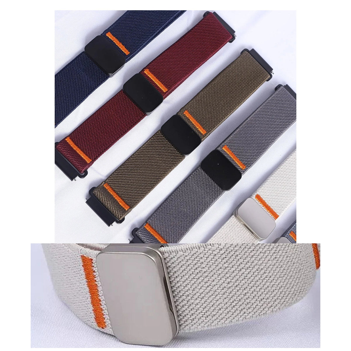 OnePlus Watch Stretch Nylon Band with Magnetic Buckle