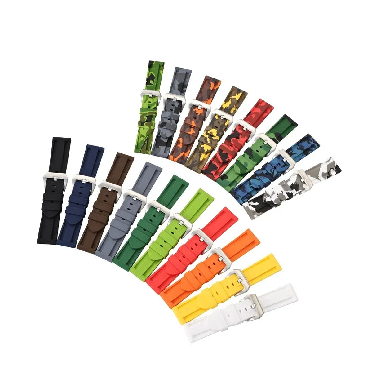 Garmin 18/20/22mm Quick Release Camo Silicone Sport Band