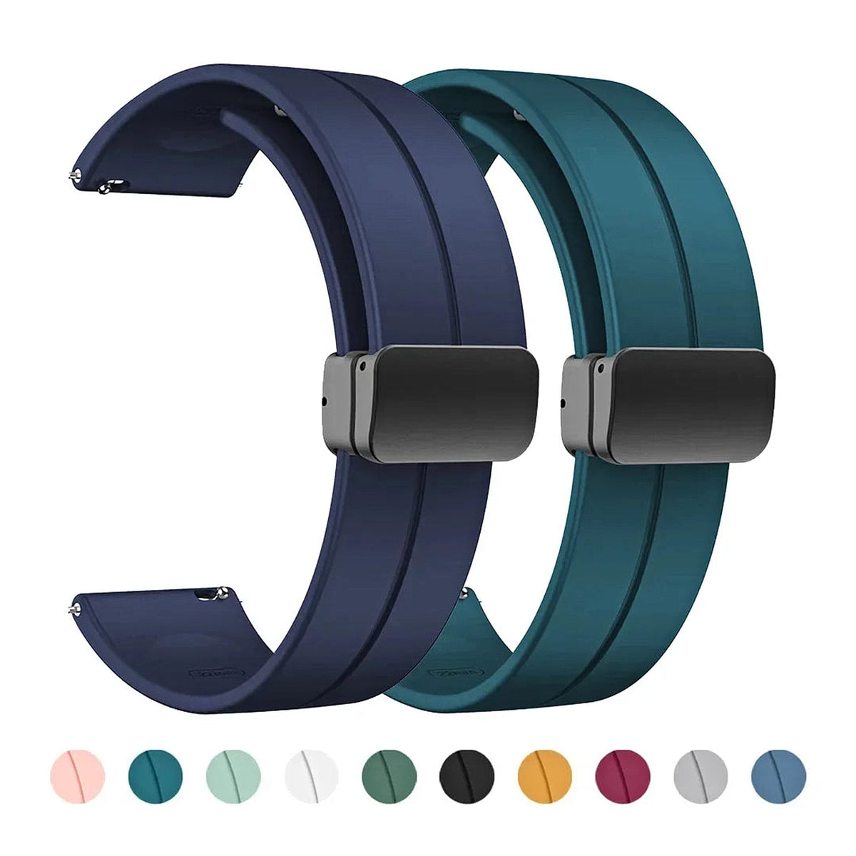 OnePlus Watch Silicone Band with Magnetic Folding Buckle