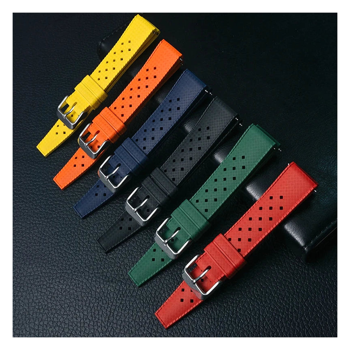 Garmin 18/20/22mm Quick Release FKM Rubber Tropic Band