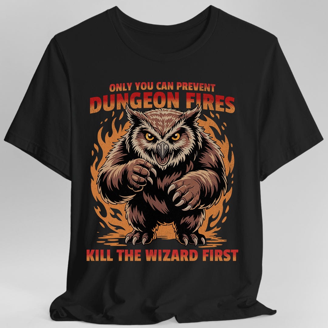 Solo tú puedes prevenir los incendios de mazmorras. Camiseta divertida de D&D