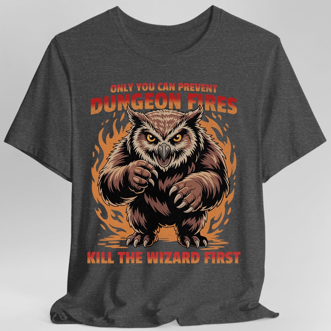 Solo tú puedes prevenir los incendios de mazmorras. Camiseta divertida de D&D