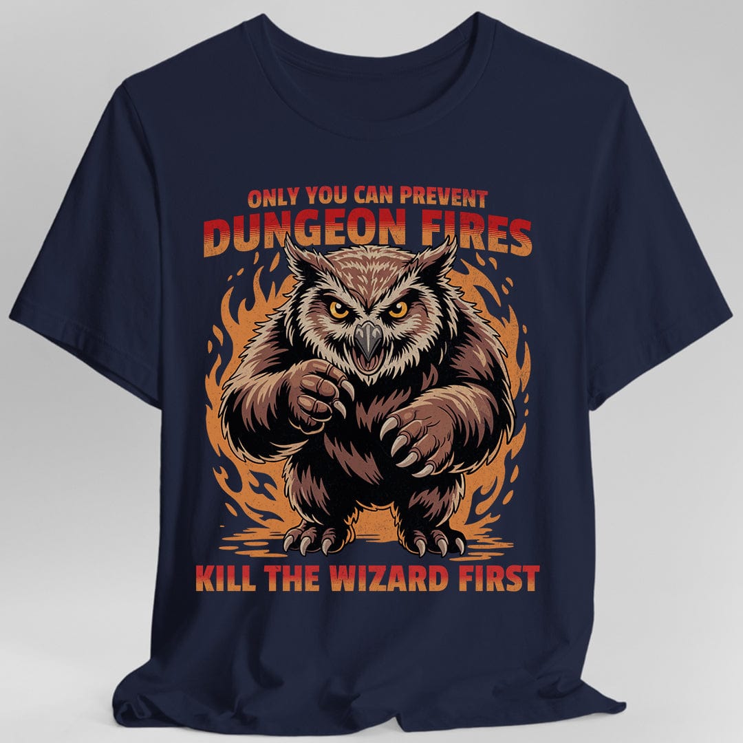 Solo tú puedes prevenir los incendios de mazmorras. Camiseta divertida de D&D