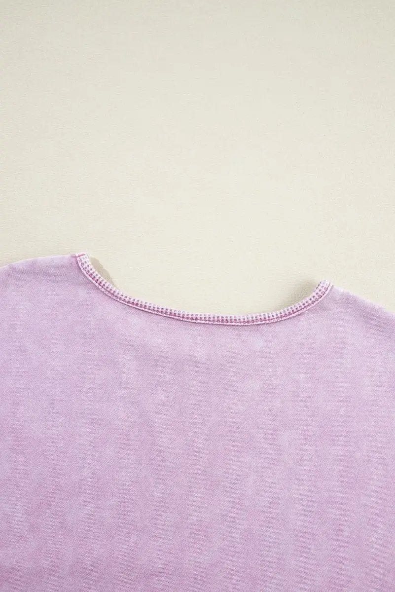 Women's Orchid Pullover | Love Salve Mineral Wash Sweater