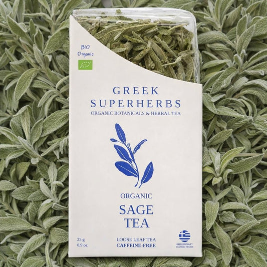 Salvia griega (Ikaria, Zona Azul)