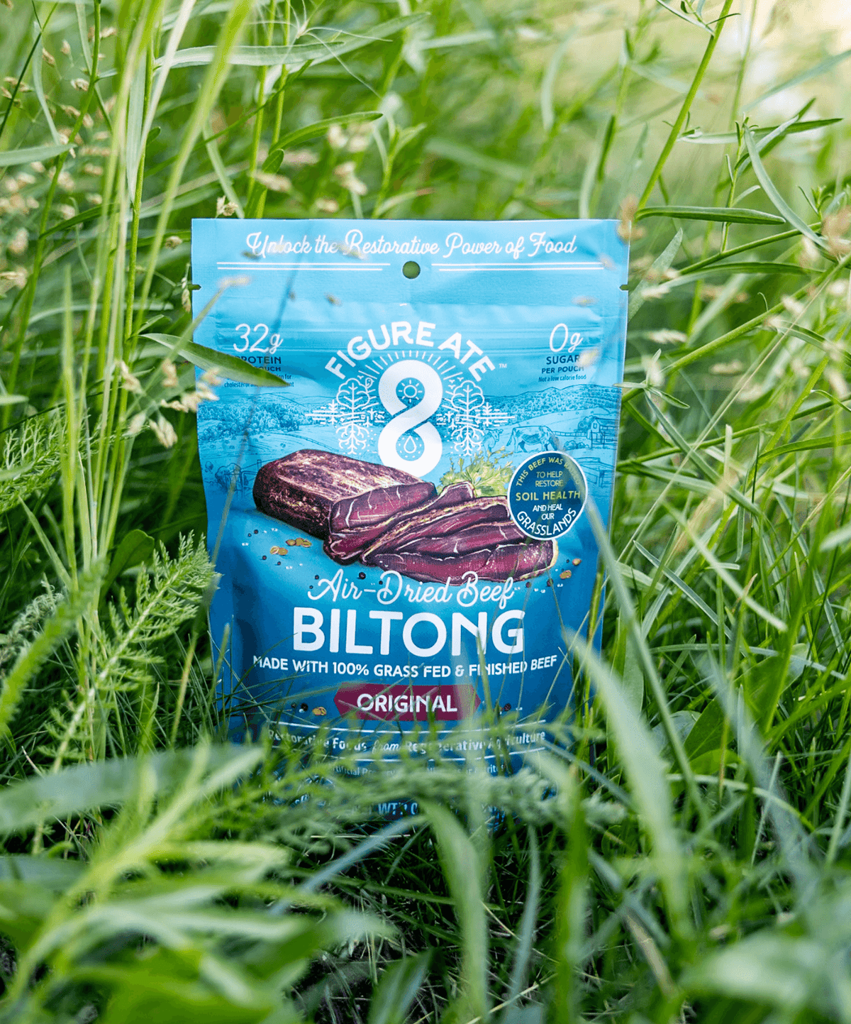 Biltong de Carne de Vacuno Alimentado con Pasto Original y de Engorde Final