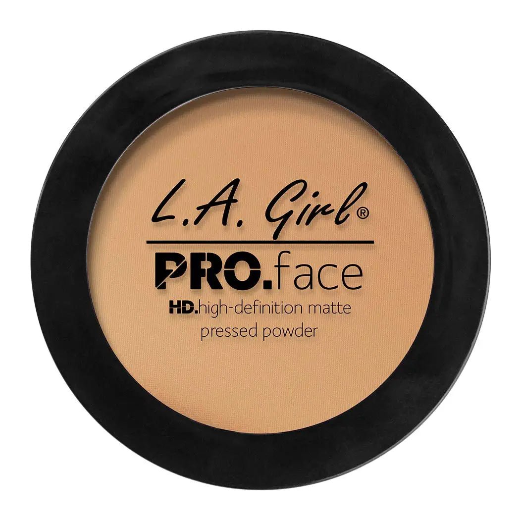 L.A. Girl Pro Face HD Matte Pressed Powder, Warm Caramel