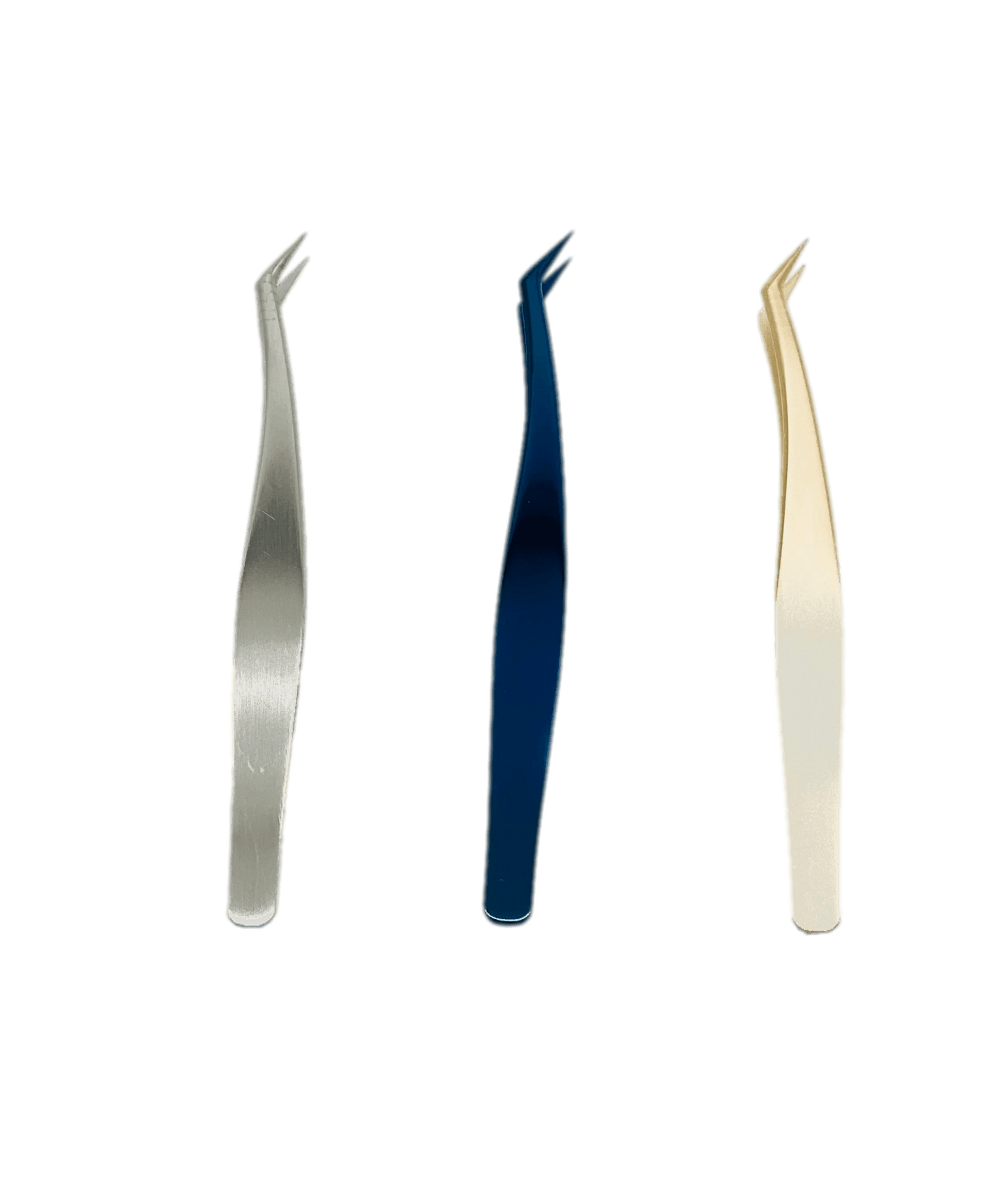 VIP Extensions Eyelash Tweezers FLE020, Blue