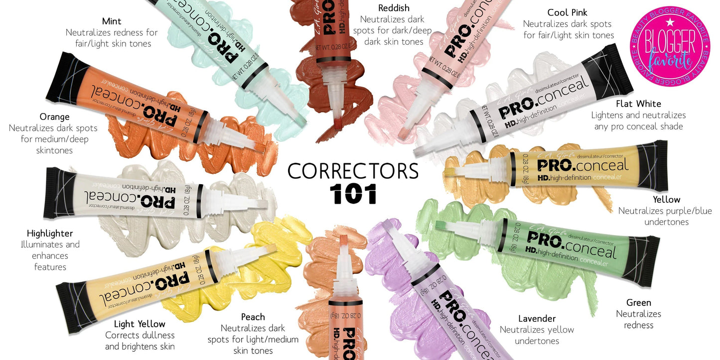 L.A. Girl Pro Conceal High Definition Concealer, GC993 Lavender Corrector