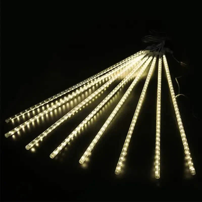 Outdoor Solar Meteor Christmas String Lights