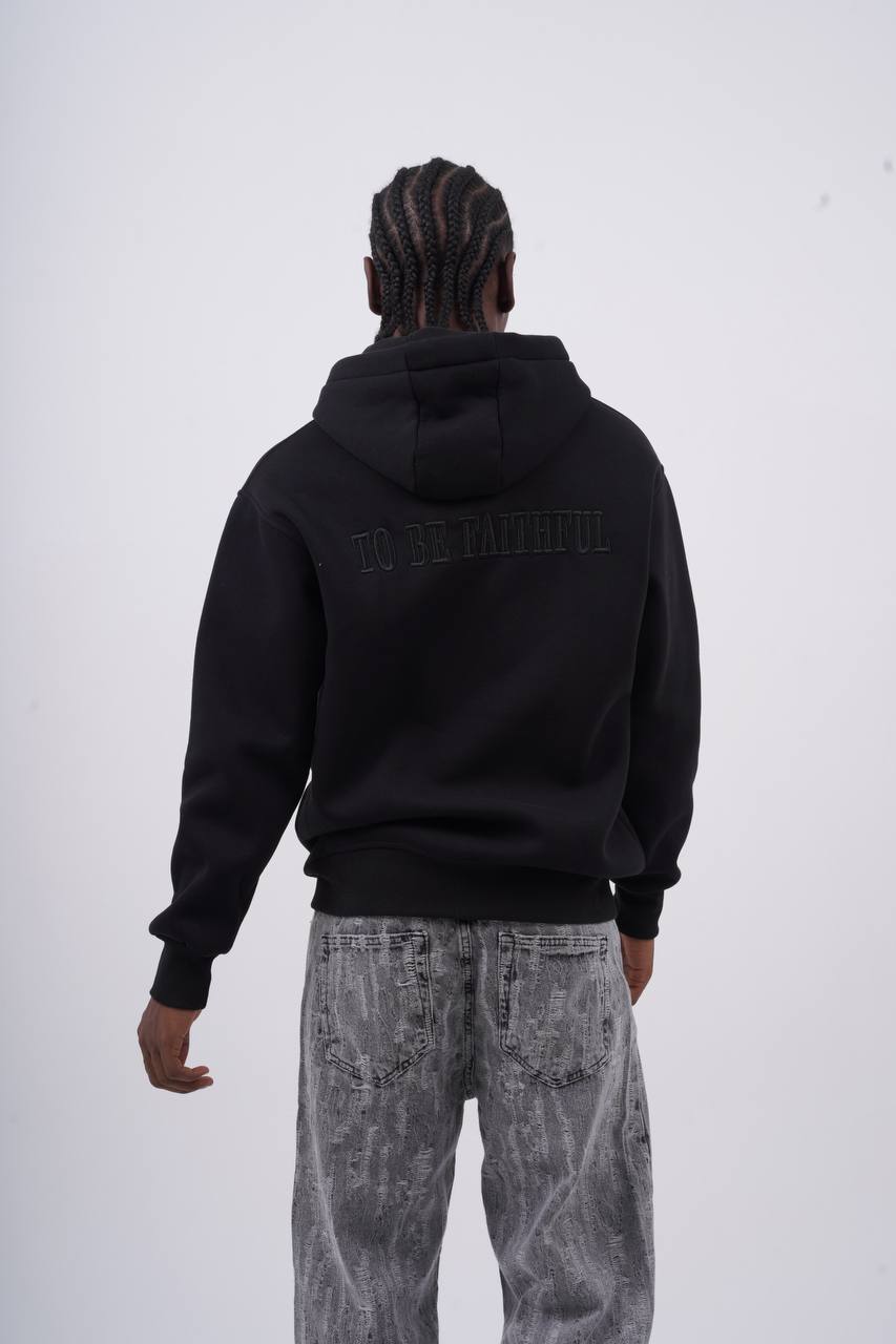 Sudadera extragrande unisex con cuello redondo - Jersey grueso