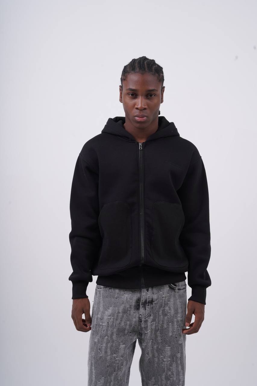 Sudadera extragrande unisex con cuello redondo - Jersey grueso