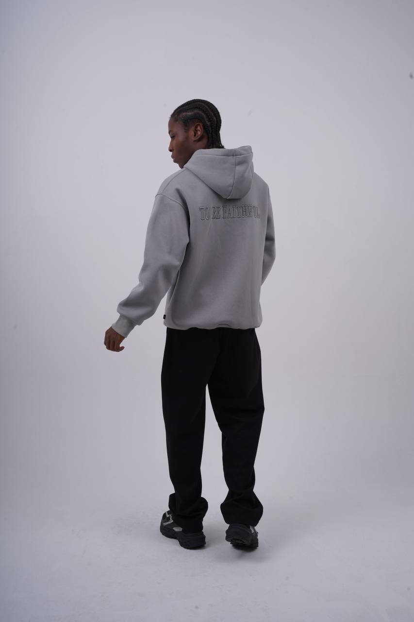 Sudadera extragrande unisex con cuello redondo - Jersey grueso